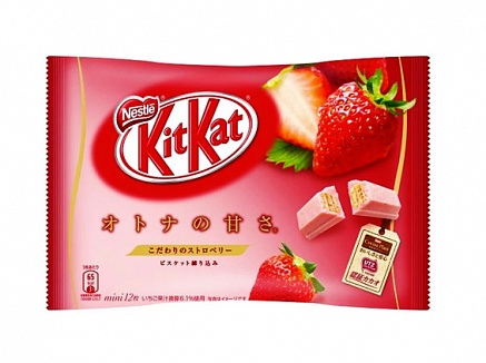 Kit Kat Mini Strawberry 12 Pack (12 x 136g)