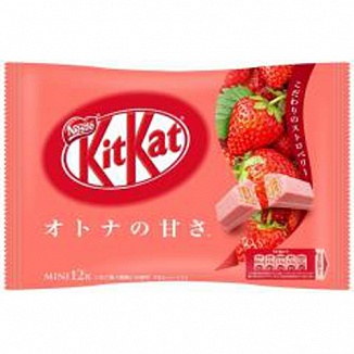 Kit Kat Mini Strawberry 11-Pieces (12 x 135g)