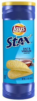 Lay's Stax Salt & Vinegar (11 x 156g)