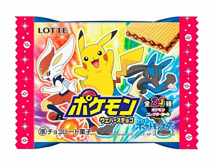 Lotte Pokemon Wafers Chocolate (30 x 23g)