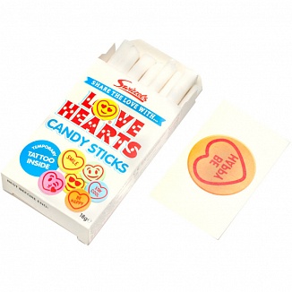 Swizzels Love Hearts Candy Sticks (36 x 18g)
