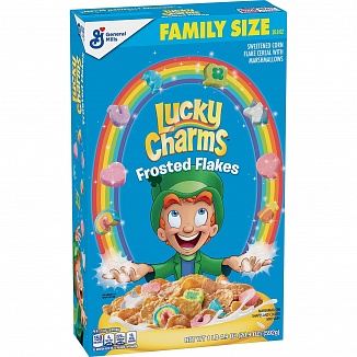 Lucky Charms Frosted Flakes Family Size (592g)