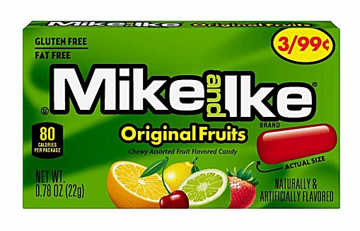 Mike and Ike Original Fruits (16 x 24 x 22g)