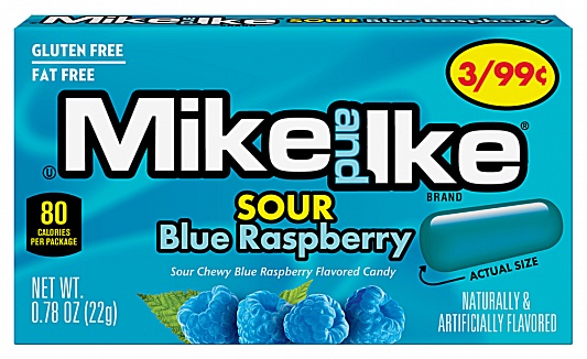 Mike and Ike Sour Blue Raspberry (24 x 22g)