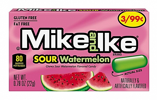 Mike and Ike Sour Watermelon (24 x 22g)