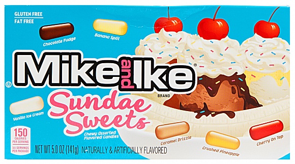 Mike and Ike Sundae Sweets (12 x 141g)