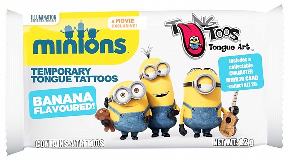 Minions Tung Toos (4 pack)