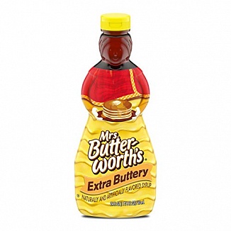 Mrs Butterworth's Syrup Extra Buttery (12 x 710ml)