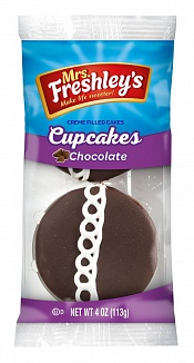 Mrs. Freshley's Chocolate Cupcakes (6 x 6 Twin Packs)