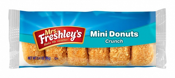 Mrs. Freshley's Crunch Mini Donuts (6 x 12 6-pks)
