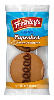 Mrs. Freshley's Peanut Butter Cupcakes 2pk (113g)