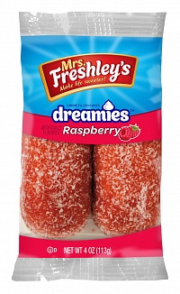 Mrs. Freshley's Raspberry Dreamies (6 x 8 Twin Packs)