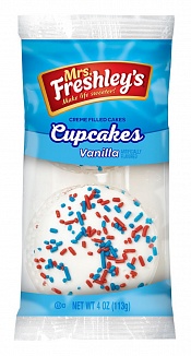 Mrs. Freshley's Vanilla Cupcakes (6 Twin Packs)
