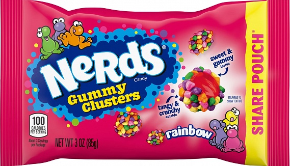 Nerds Gummy Clusters Share Pouch (12 x 85g)