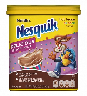 Nesquik Hot Fudge Sundae Powder Mix (6 x 525g)