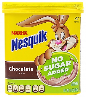 Nesquik Sugar-Free Chocolate Powder Mix (6 x 453g)