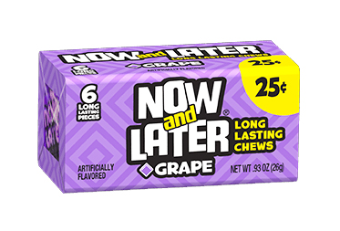 Now & Later Grape (Box of 24)