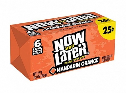 Now & Later Mandarin Orange (12 x 24 x 26g)