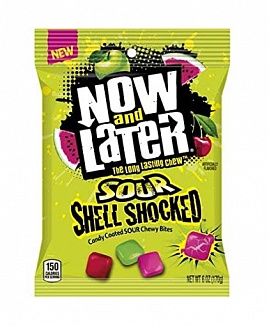 Now & Later Shell Shocked Sour (12 x 170g)