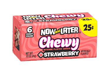 Now & Later Chewy Strawberry (Box of 24)
