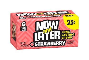 Now & Later Strawberry (Box of 24)