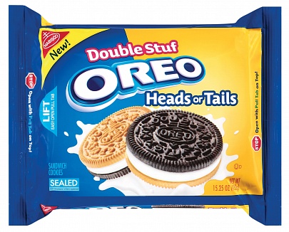 Heads or Tails Double Stuf Oreos (12 x 432g)