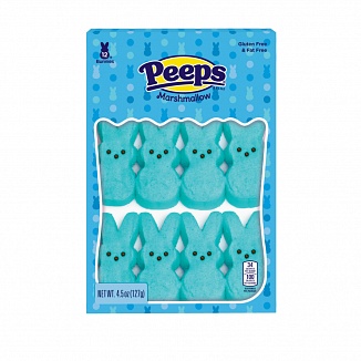 Peeps Blue Marshmallow Bunnies (12ct) (127g)