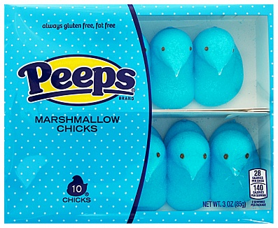 Peeps Blue Marshmallow Chicks (10ct)