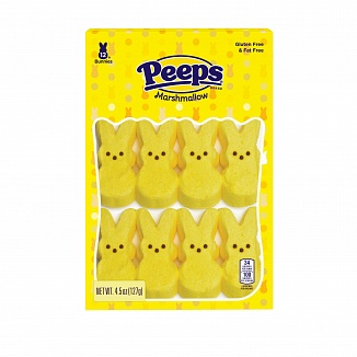 Peeps Yellow Marshmallow Bunnies (12ct) (127g)