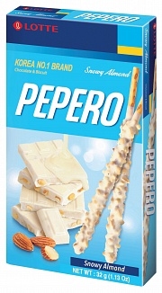 Pepero Snowy Almond (40 x 32g)