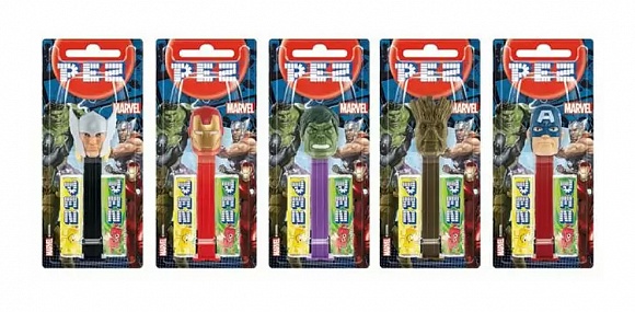 Pez Marvel Avengers (12 x 17g)