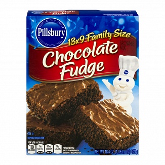 Pillsbury Brownie Mix Chocolate Fudge (12 x 521g)
