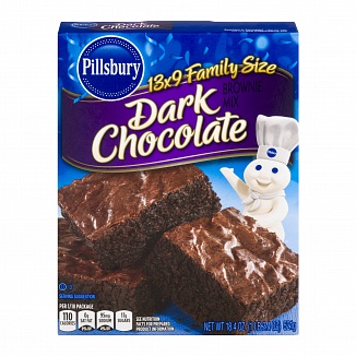Pillsbury Brownie Mix Dark Chocolate (12 x 521g)