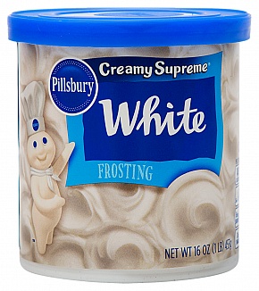 Pillsbury Creamy Supreme White Frosting (8 x 453g)