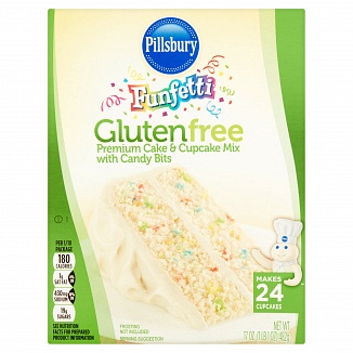 Pillsbury Funfetti Gluten Free Premium Cake & Cupcake Mix (12 x 482g)