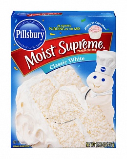 Pillsbury Moist Supreme Classic White Cake Mix (12 x 432g)