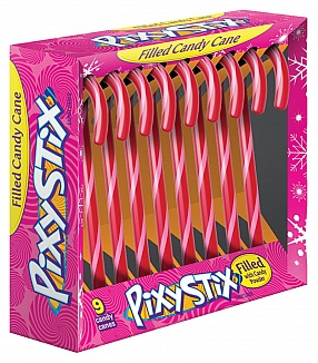 Pixy Stix Filled Candy Canes (24 x 9 canes)