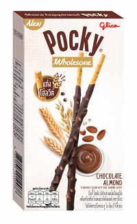 Pocky Wholesome Chocolate Almond (10 x 36g)