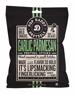 Pop Daddy Pretzels Garlic Parmesan (15 x 85g)