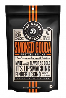 Pop Daddy Pretzels Smoked Gouda (12 x 212g)