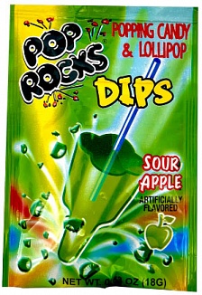 Pop Rocks Dips Sour Apple (18 x 18g)