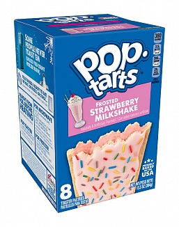 Pop-Tarts Frosted Strawberry Milkshake 8 Pack (12 x 384g)