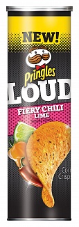 Pringles LOUD Fiery Chili Lime (154g)