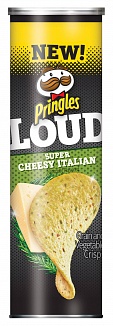 Pringles LOUD Super Cheesy Italian (Case of 14)