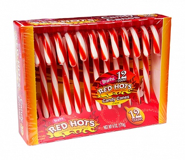 Red Hots Candy Canes (12ct)