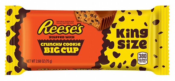Reese's Crunchy Cookie Peanut Butter Cups (King Size) (Box of 16)