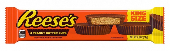 Reese's Milk Chocolate Peanut Butter Cups King Size (6 x 24 x 79g)