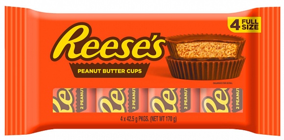 Reese's Peanut Butter Cups 4 Pack (24 x 170g)
