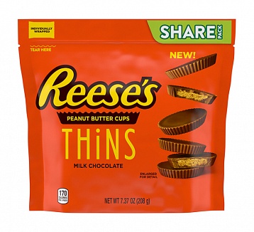 Reese's Peanut Butter Cups Thins (8 x 209g)