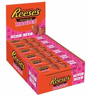 Reese's Peanut Butter Hearts King Size (24 x 68g)